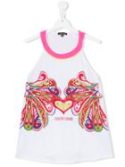 Roberto Cavalli Kids Logo Print Vest Top - White