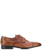 Lloyd Perforated Lace-up Derby Shoes - Brown