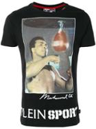 Plein Sport Graphic Print T-shirt, Men's, Size: Xxl, Black, Cotton