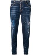 Dsquared2 Cropped Distressed Jeans - 470