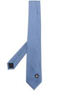 Prada Star Patch Tie - Blue