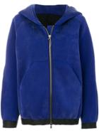 Ilaria Nistri Zipped Hooded Jacket - Blue