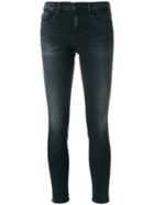 Ck Jeans Embroidered Side Skinny Jeans - Blue