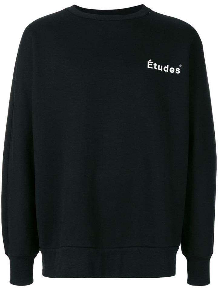 Études Logo Print Sweatshirt - Black