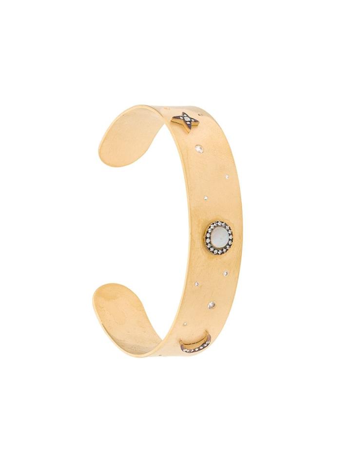 Eye M By Ileana Makri Galaxy Cuff Bracelet - Gold