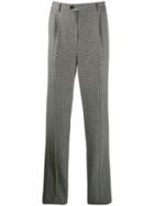 Brunello Cucinelli Checked Print Tailored Trousers - Grey