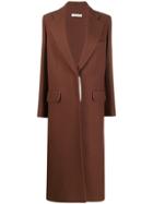 Boon The Shop Single-breasted Tailored Coat - Brown