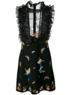 Vivetta - Quetzal Dress - Women - Silk/viscose - 40, Black, Silk/viscose