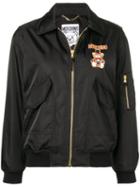 Moschino Circus Bear Bomber Jacket - Black