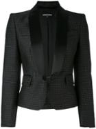 Jacquard Tuxedo Jacket - Women - Silk/polyamide/polyester - 40, Black, Silk/polyamide/polyester, Dsquared2