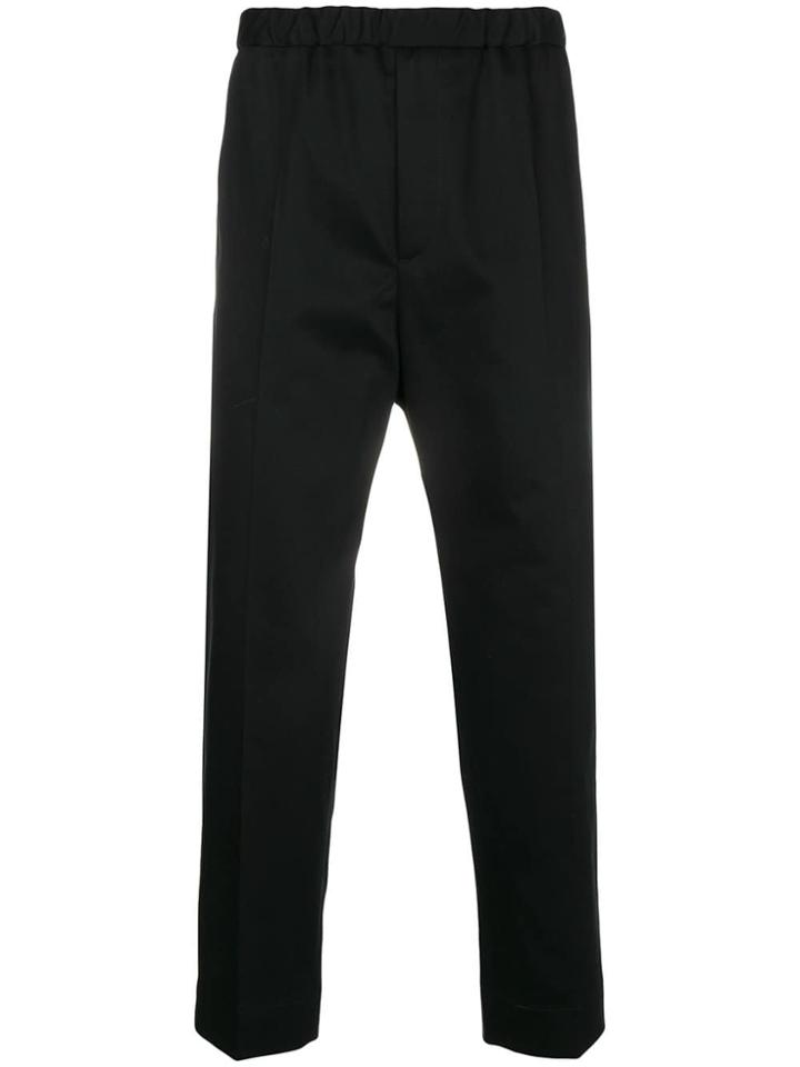 Jil Sander Elasticated Waist Trousers - Blue