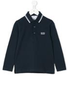 Boss Kids - Front Logo Polo Shirt - Kids - Cotton - 12 Yrs, Blue