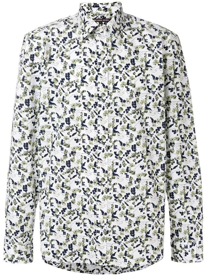 Michael Kors Collection Floral Print Shirt - White