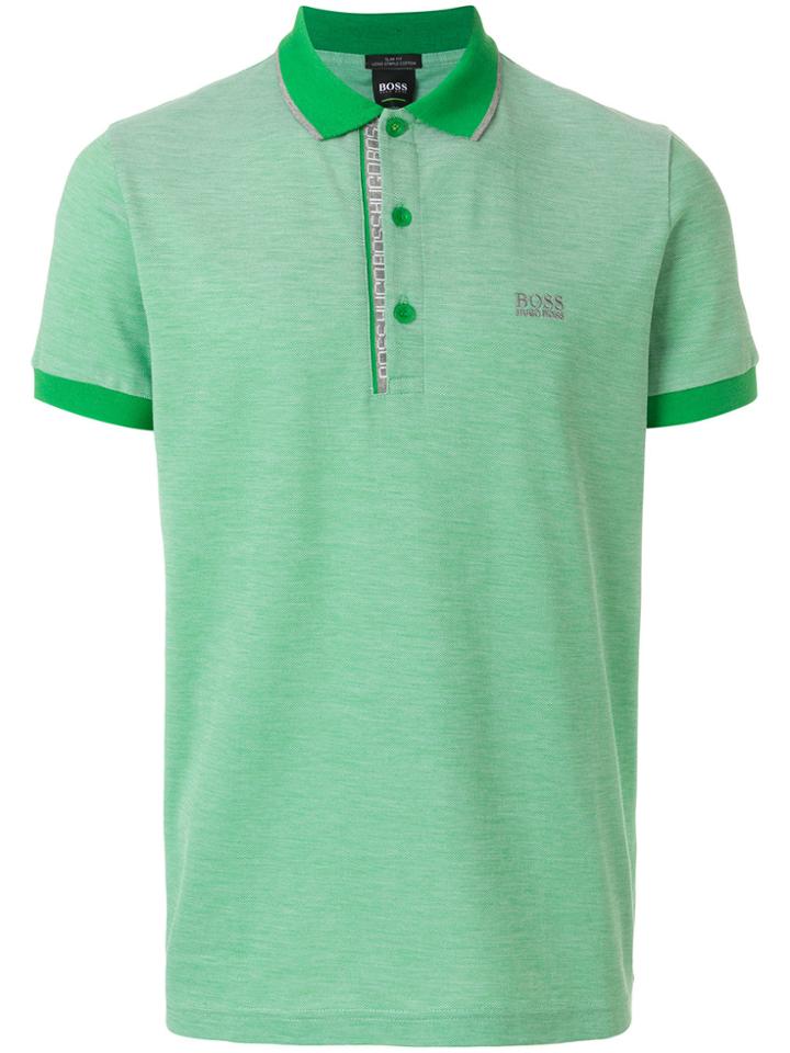 Boss Hugo Boss Embroidered Logo Polo Shirt - Green