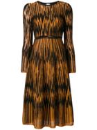 M Missoni Patterned Sweater Dress - Brown