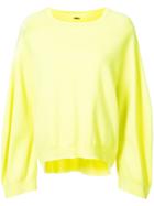 Adam Lippes Oversized Sleeve Sweatshirt - Yellow & Orange