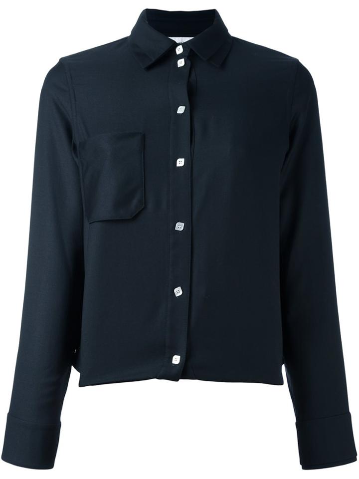 Courrèges Patch Pocket Shirt - Blue