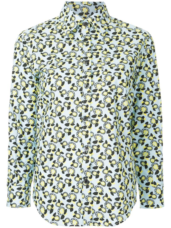 Marni Floral Printed Shirt - Blue