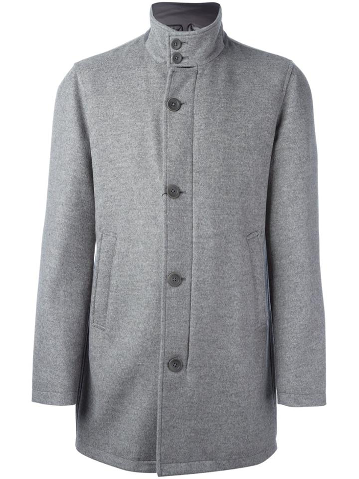 Herno High Neck Coat - Grey