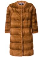 Fabio Gavazzi Fur Coat - Brown