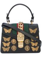 Gucci Sylvie Animal Studs Mini Bag - Black
