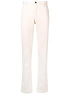 Massimo Alba Slim Fit Trousers - White