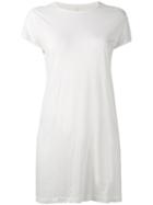 Rick Owens Drkshdw - T-shirt Dress - Women - Cotton - M, White, Cotton