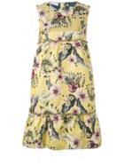 Floral Print Dress - Women - Polyester - 42, Yellow/orange, Polyester, Philosophy Di Lorenzo Serafini