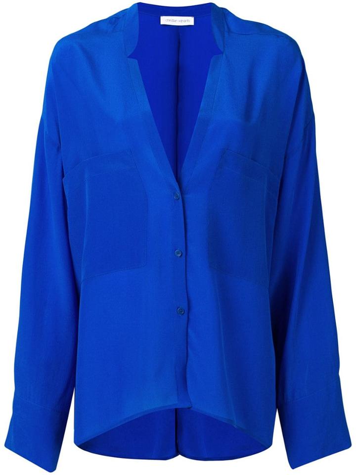Christian Wijnants Taia Shirt - Blue
