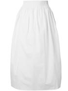 Fabiana Filippi High-waisted Flared Skirt - White