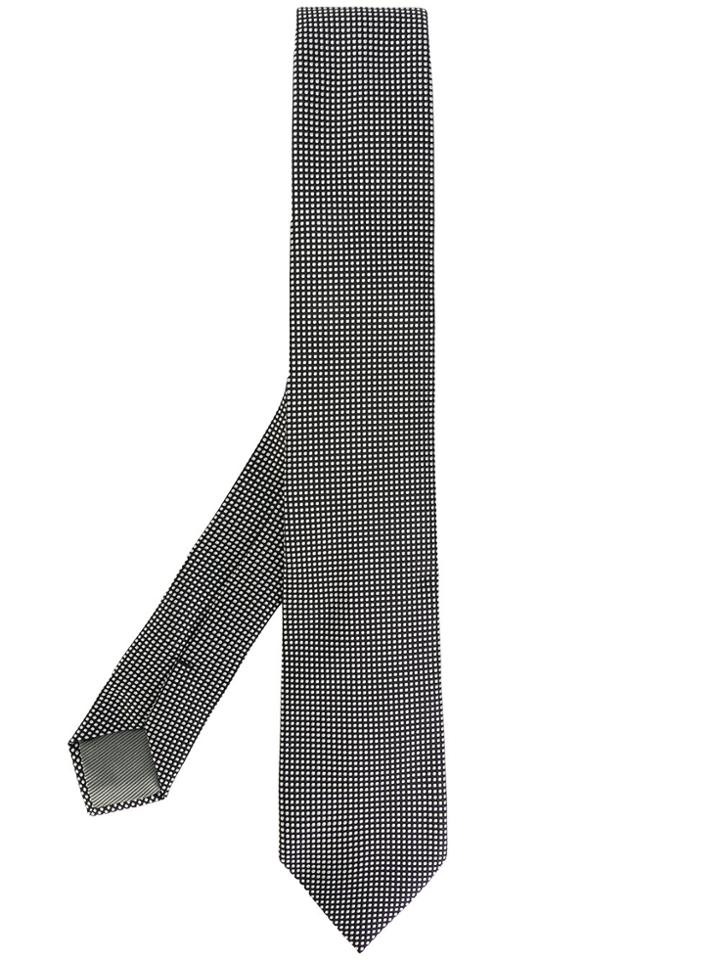 Dell'oglio Polka-dot Tie - Grey
