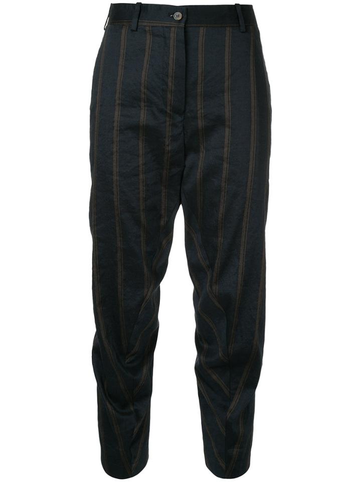 Forme D'expression Slit-cuff Chinos - Black