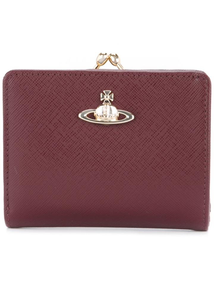 Vivienne Westwood Logo Plaque Wallet - Red