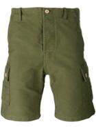 Bleu De Paname Back Pocket Shorts, Men's, Size: 31, Green, Cotton