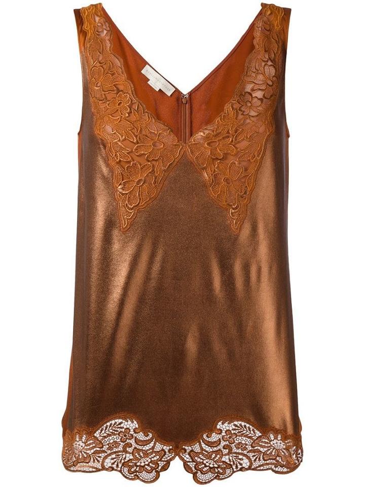 Stella Mccartney 'anastasia' V-neck Lace Camisole - Yellow