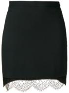 Dsquared2 Lace Hem Mini Skirt - Black