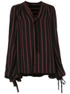 Reinaldo Lourenço Bow Tie Blouse - Black