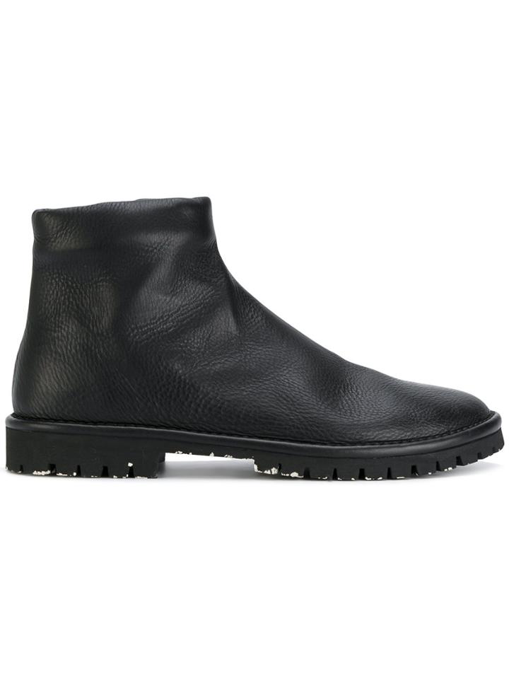 Marsèll Distressed Sole Ankle Boots - Black