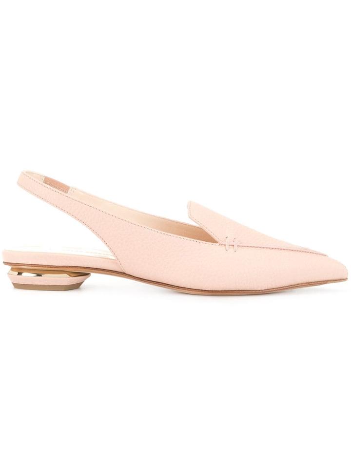 Nicholas Kirkwood Beya Slingback Flats - Pink