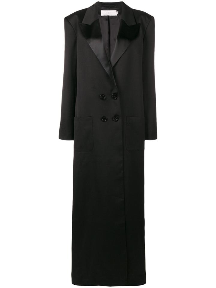 Marques'almeida Long Tailored Double-breasted Coat - Black