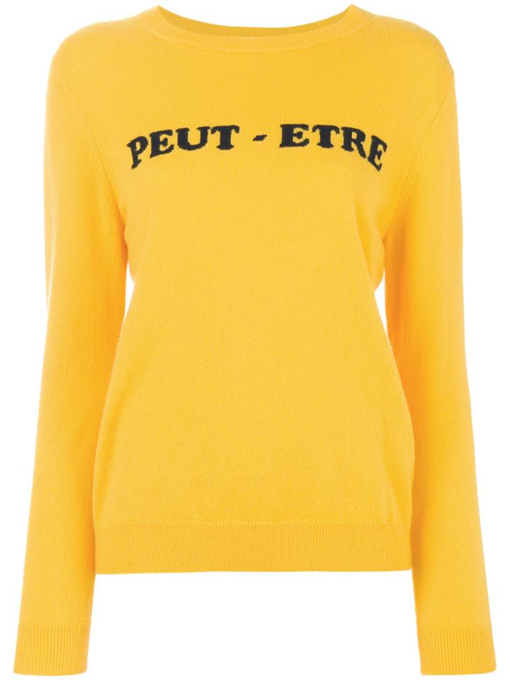 Chinti & Parker Peut-etre Intarsia Jumper - Yellow & Orange