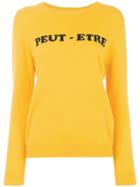 Chinti & Parker Peut-etre Intarsia Jumper - Yellow & Orange