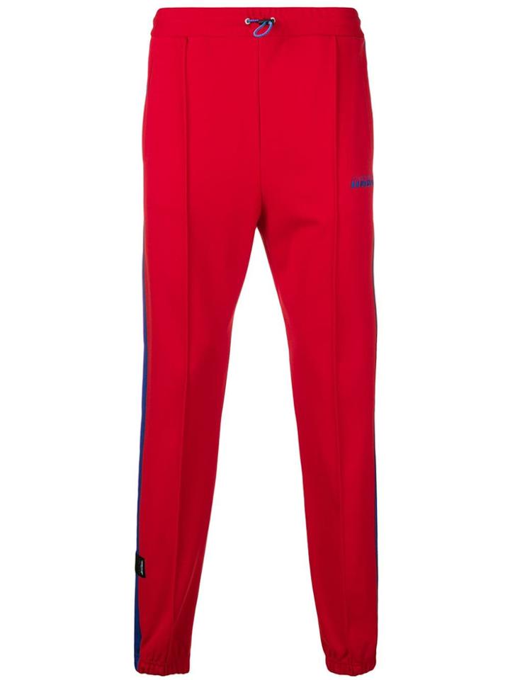 Unravel Project Drawstring Track Trousers - Red