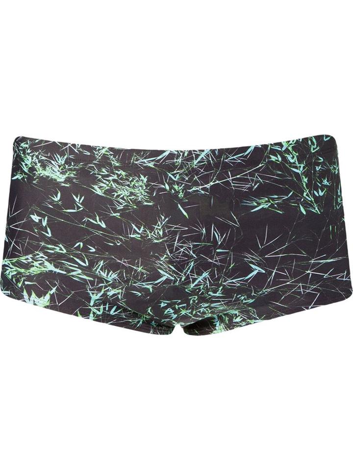 Lygia & Nanny Printed Swimming Trunks, Men's, Size: 40, Black, Polyamide/spandex/elastane