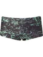 Lygia & Nanny Printed Swimming Trunks, Men's, Size: 40, Black, Polyamide/spandex/elastane