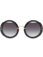 Miu Miu Eyewear Circle Sunglasses - Grey