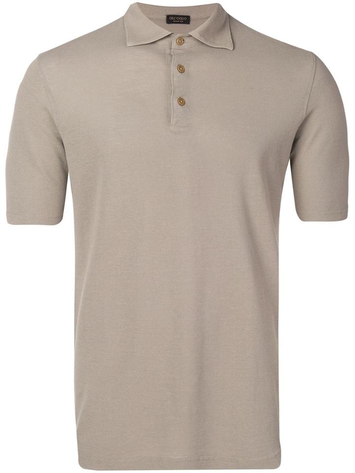 Dell'oglio Knitted Polo T-shirt - Green