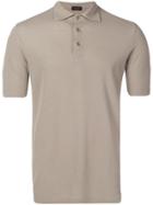 Dell'oglio Knitted Polo T-shirt - Green