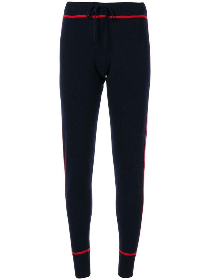 Madeleine Thompson Cashmere Dormouse Track Pants - Blue
