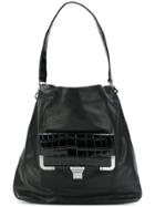 Sonia By Sonia Rykiel Clasp Pocket Hobo Bag - Black